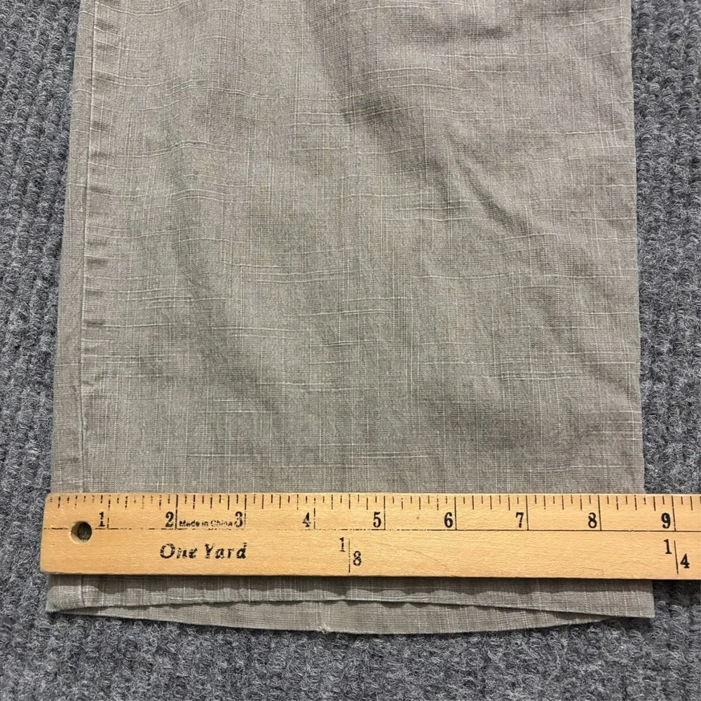 Meyer Mens Chino‎ Pants Size 27 Beige Stretch Flat Front Mid Rise Trouser